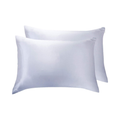 100% Mulberry Silk Pillowcase - Twin-Pack - Silver