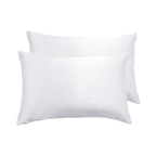 100% Mulberry Silk Pillowcase - Twin-Pack - White