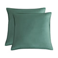 Bamboo Microfibre European Pillowcases - One Pair - Green