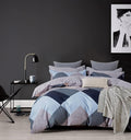 Printed Microfibre Quilt Cover Set - Jay
