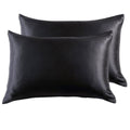 100% Mulberry Silk Pillowcase - Twin-Pack - Black