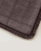 Linen-Look Cushion Covers - Twin-Pack - Brown, 45cm x 45cm