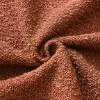 Bouclé Cushion Covers - Twin-Pack - Brick - 45cm x 45cm
