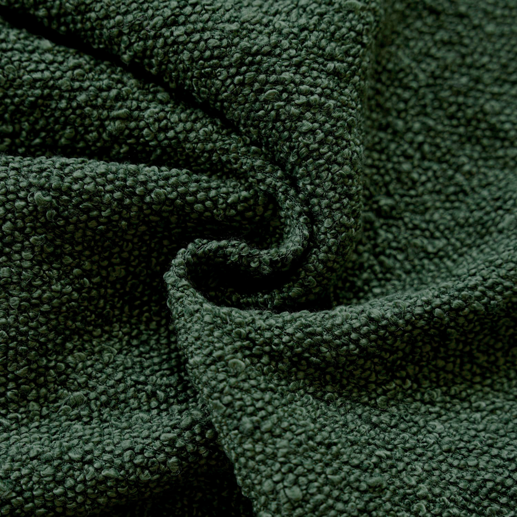 Bouclé Cushion Covers - Twin-Pack - Forest Green - 30cm x 50cm