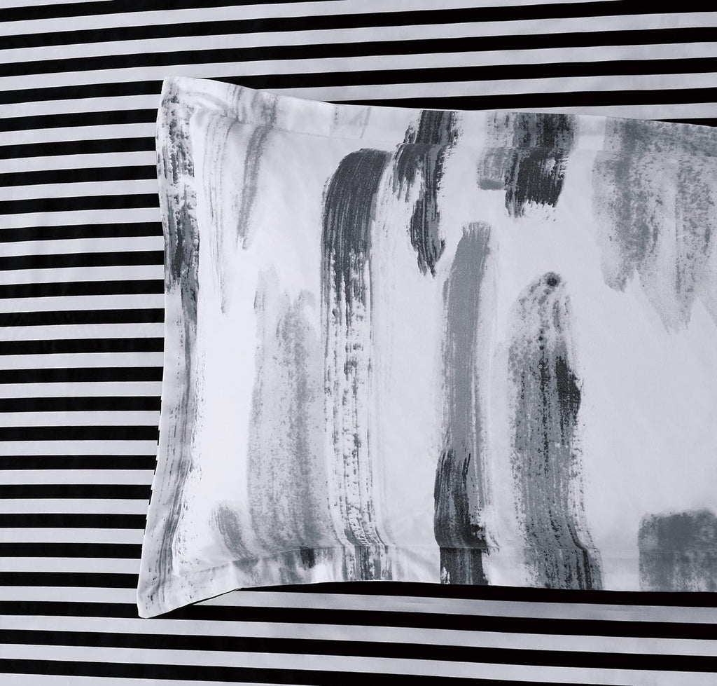 Printed Microfibre Quilt Cover Set - Lucas