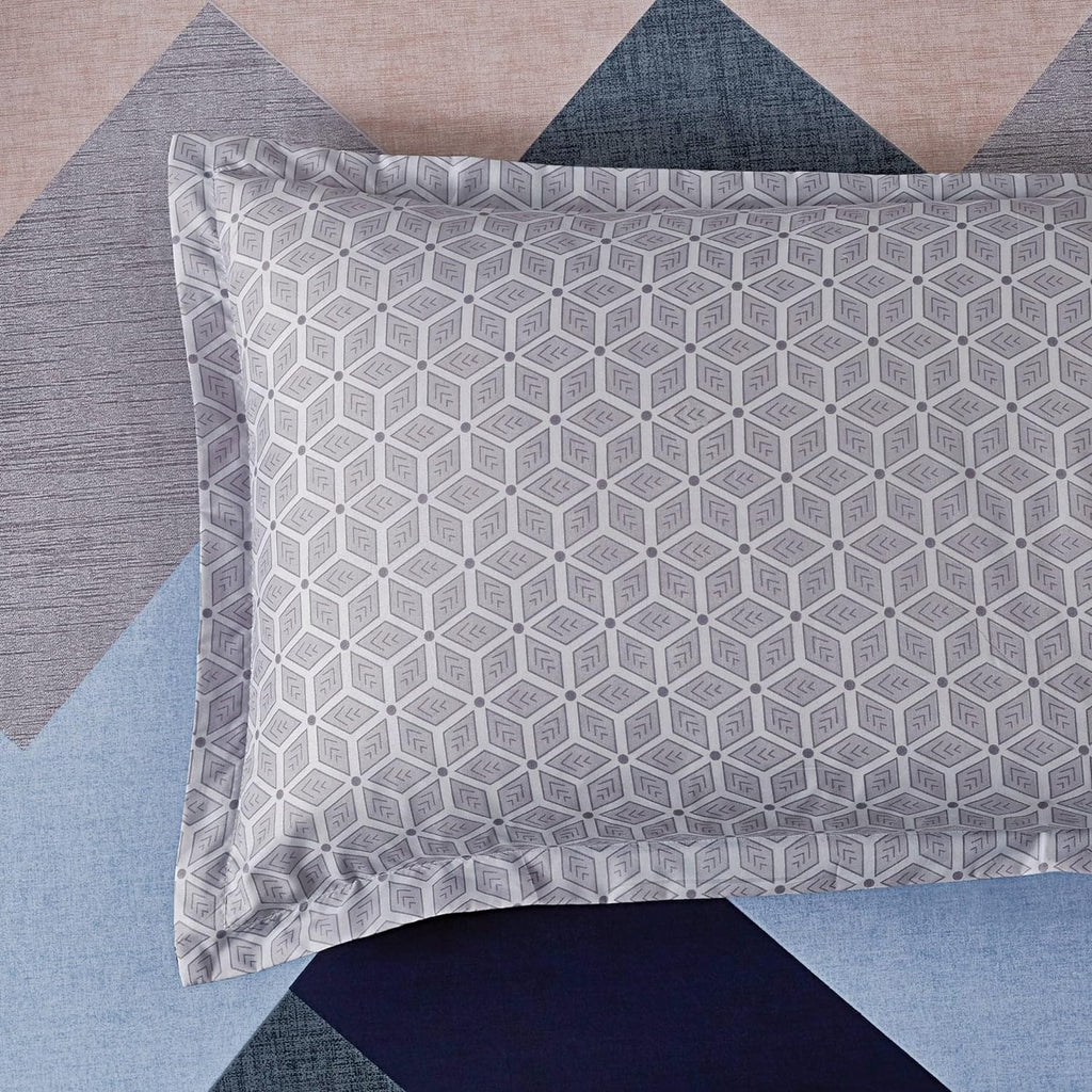 Printed Microfibre Quilt Cover Set - Jay