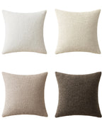 Bouclé Cushion Covers - Pack of 4 - Mixed Natural - 45cm x 45cm