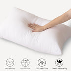 Plush-Down Microfibre Medium Firm Pillows - Pack of 4