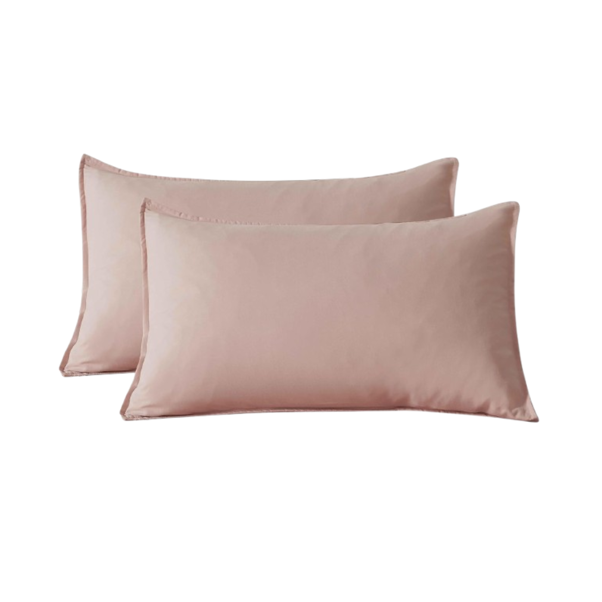 Vintage Washed Microfibre Standard Pillowcases - Twin-Pack - Pink