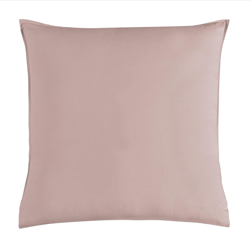 Vintage Washed Cotton European Pillowcases - Pink