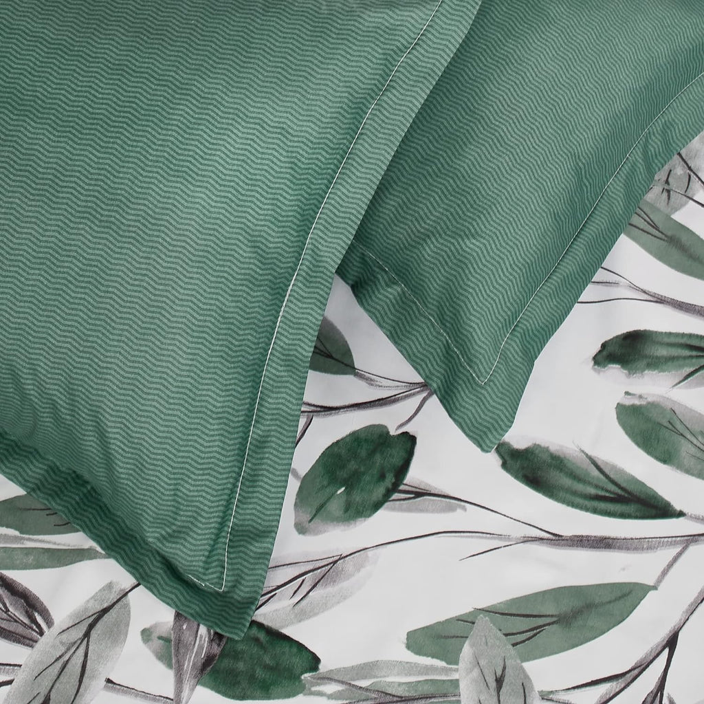 Printed Microfibre Quilt Cover Set - Sally