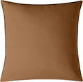 Vintage Washed Cotton European Pillowcases - Rust