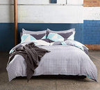 100% Cotton 250TC Reversible Quilt Cover Set - Modern City