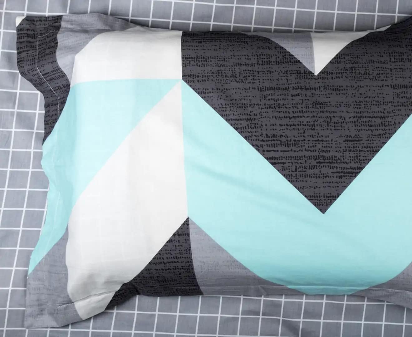 100% Cotton 250TC Reversible Quilt Cover Set - Modern City