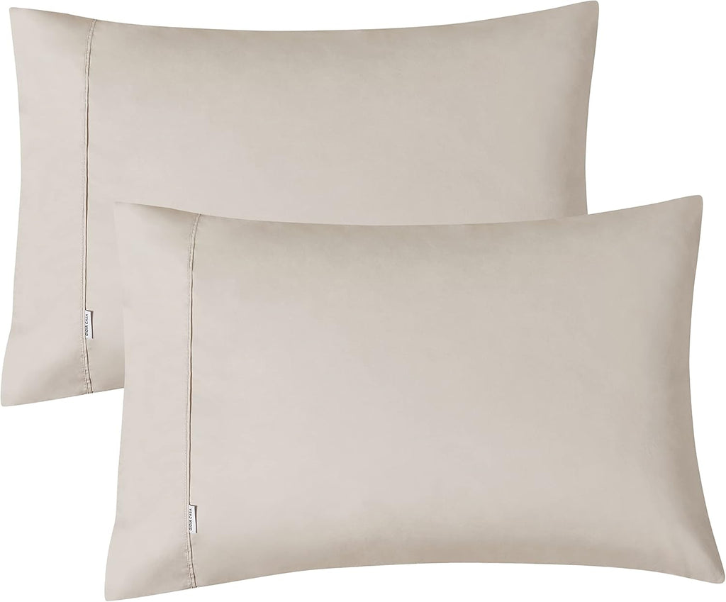 Vintage Washed Cotton Sheet Set with Matching Pillowcases - Natural