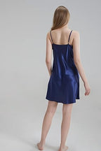 Silk Chemise - Navy Blue