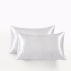 Satin Pillowcases - Twin-Pack - White