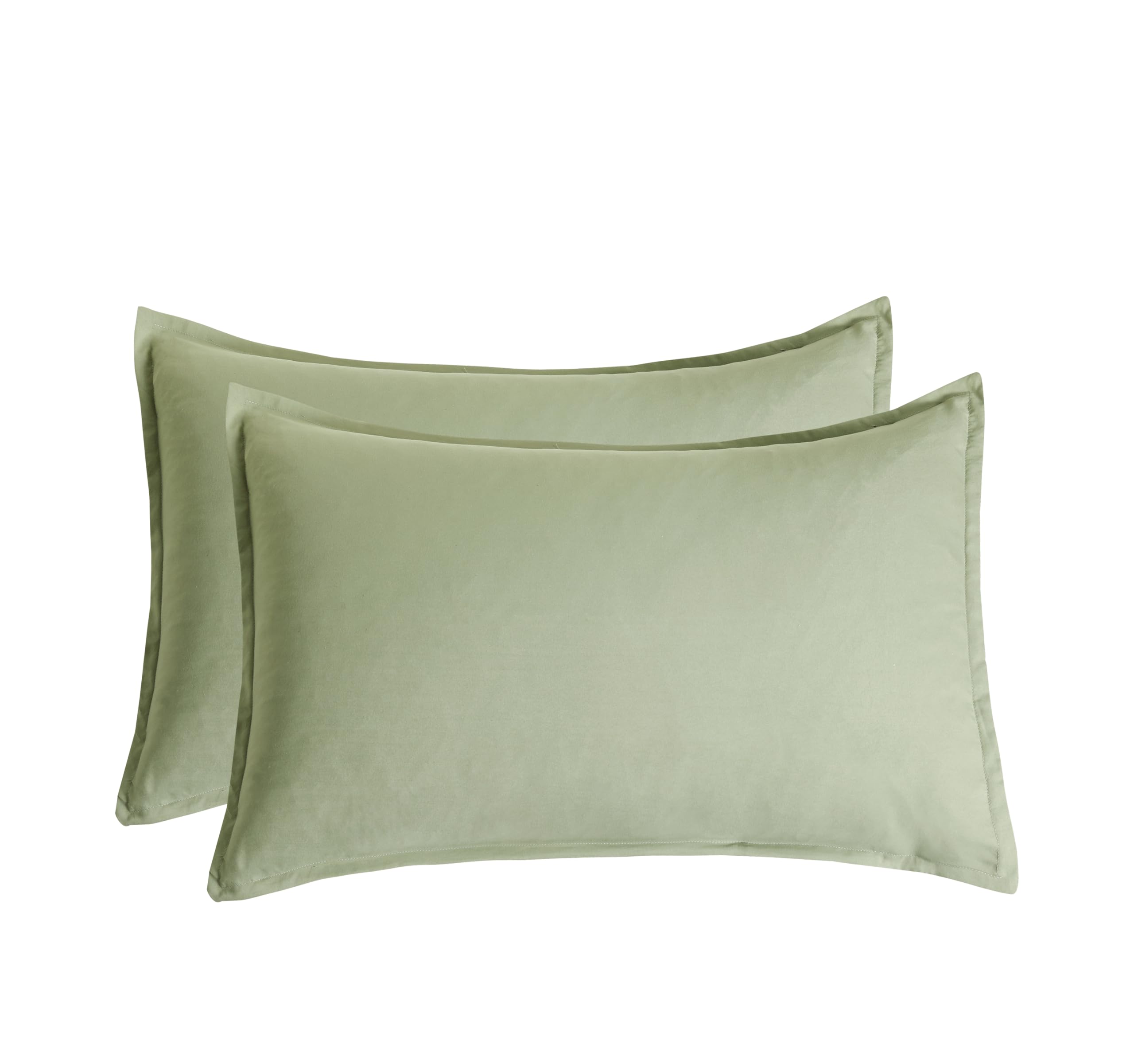 Vintage Washed Microfibre Sheet Set with Pillowcases - Eucalypt