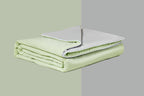 Ice Cooling Reversible Comforter/Blanket/Quilt - Green and Grey