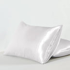 Satin Pillowcases - Twin-Pack - White
