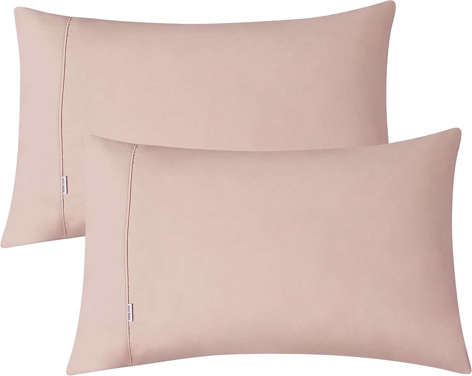 Vintage Washed Cotton Fitted Sheet Combo Set - Pink