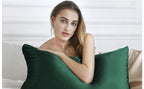 100% Mulberry Silk Pillowcase - Emerald Green