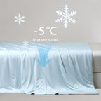 Ice Cooling Reversible Comforter/Blanket/Quilt - Blue and Grey