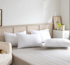 Plush-Down Microfibre Medium Firm Pillows - Pack of 4