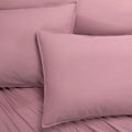 Vintage Washed Cotton Standard Pillowcases - Twin-Pack - Rose