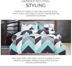 100% Cotton 250TC Reversible Quilt Cover Set - Modern City