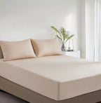 Vintage Washed Cotton Fitted Sheet Combo Set - Natural