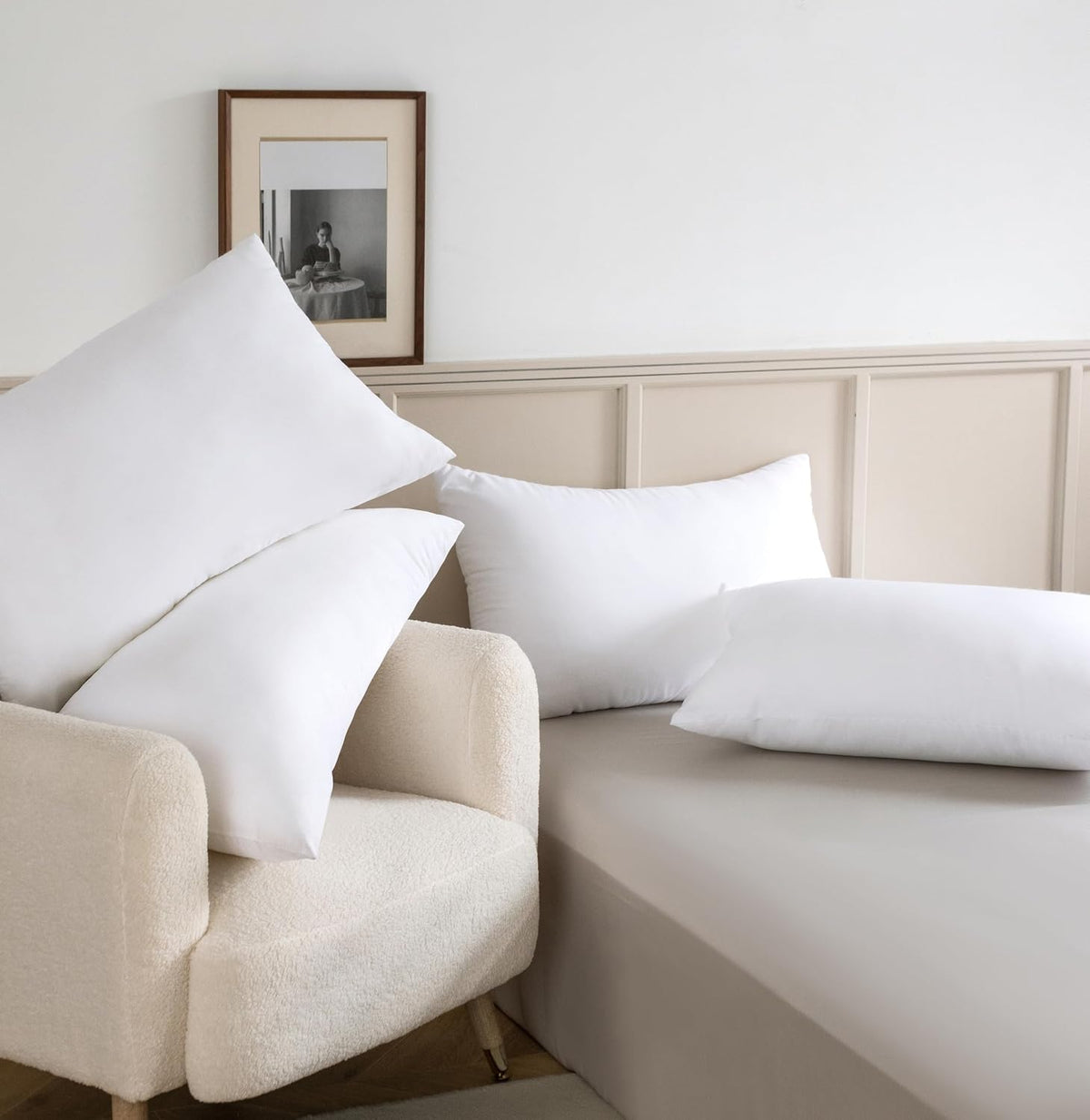 Luxury Plush Down Microfibre Medium Firm Pillows