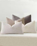 Bouclé Cushion Covers - Pack of 4 - Mixed Natural - 30cm x 50cm