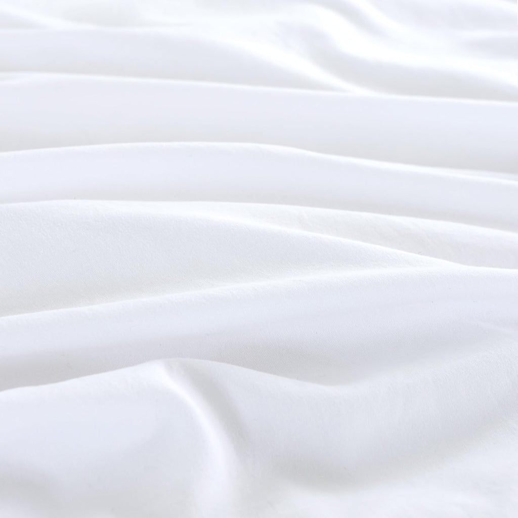 Vintage Washed Microfibre King Pillowcases - Twin-Pack - White - 50cm x 90cm