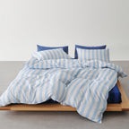 100% Cotton 250TC Reversible Quilt Cover Set - Zac