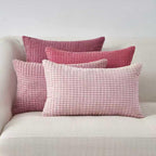 Corduroy Corn Grain Cushion Covers - Pack of 4 Mix of Pink Shades - 30cm x 50cm