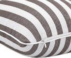 2-Pack Yarn-Dyed Linen-Cotton Cushion Covers - Cocoa - 45x45cm