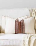 Wabi Stripe Cushion Covers - Twin-Pack - Terracotta, 30cm x 50cm