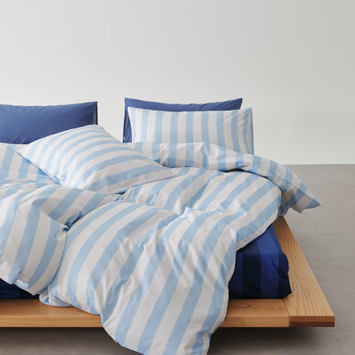 100% Cotton 250TC Reversible Quilt Cover Set - Zac