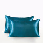 Satin Pillowcases - Twin-Pack - Teal