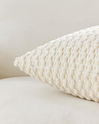 Bubble Corn Cushion Covers - Twin-Pack - Snow, 30cm x 50cm