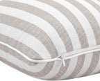 2-Pack Yarn-Dyed Linen-Cotton Cushion Covers - Natural - 45x45cm