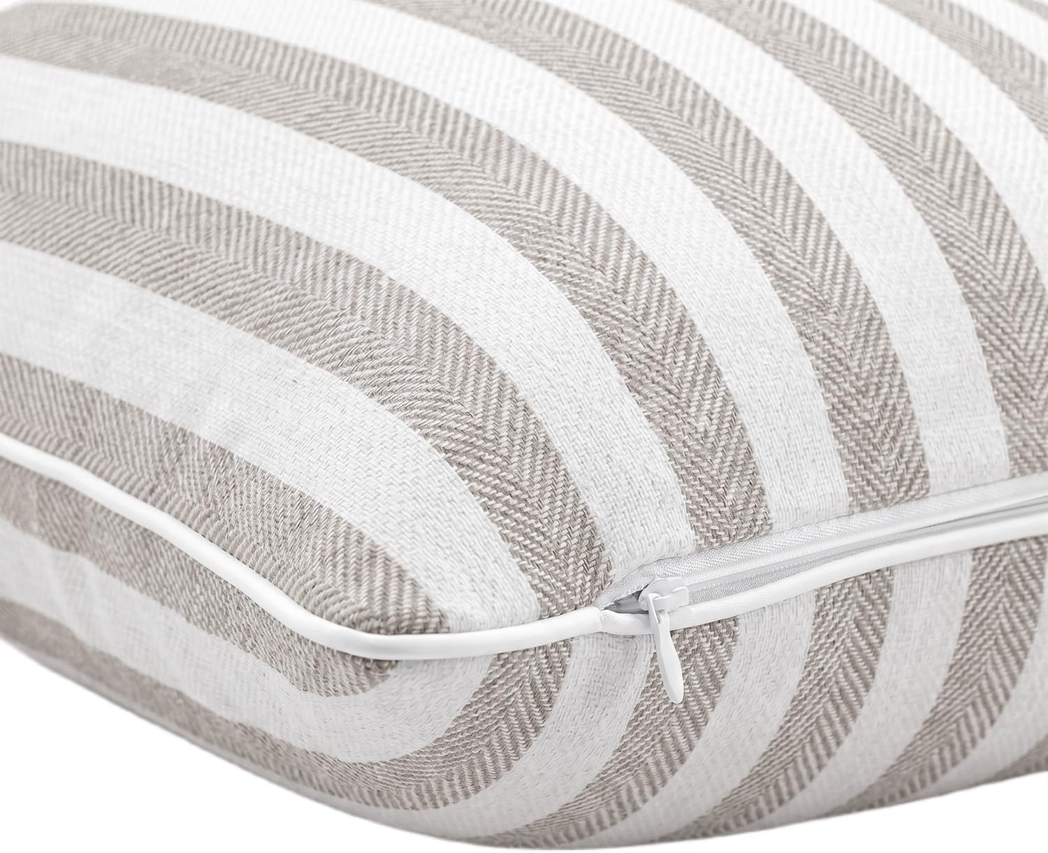 2-Pack Yarn-Dyed Linen-Cotton Cushion Covers - Natural - 45x45cm