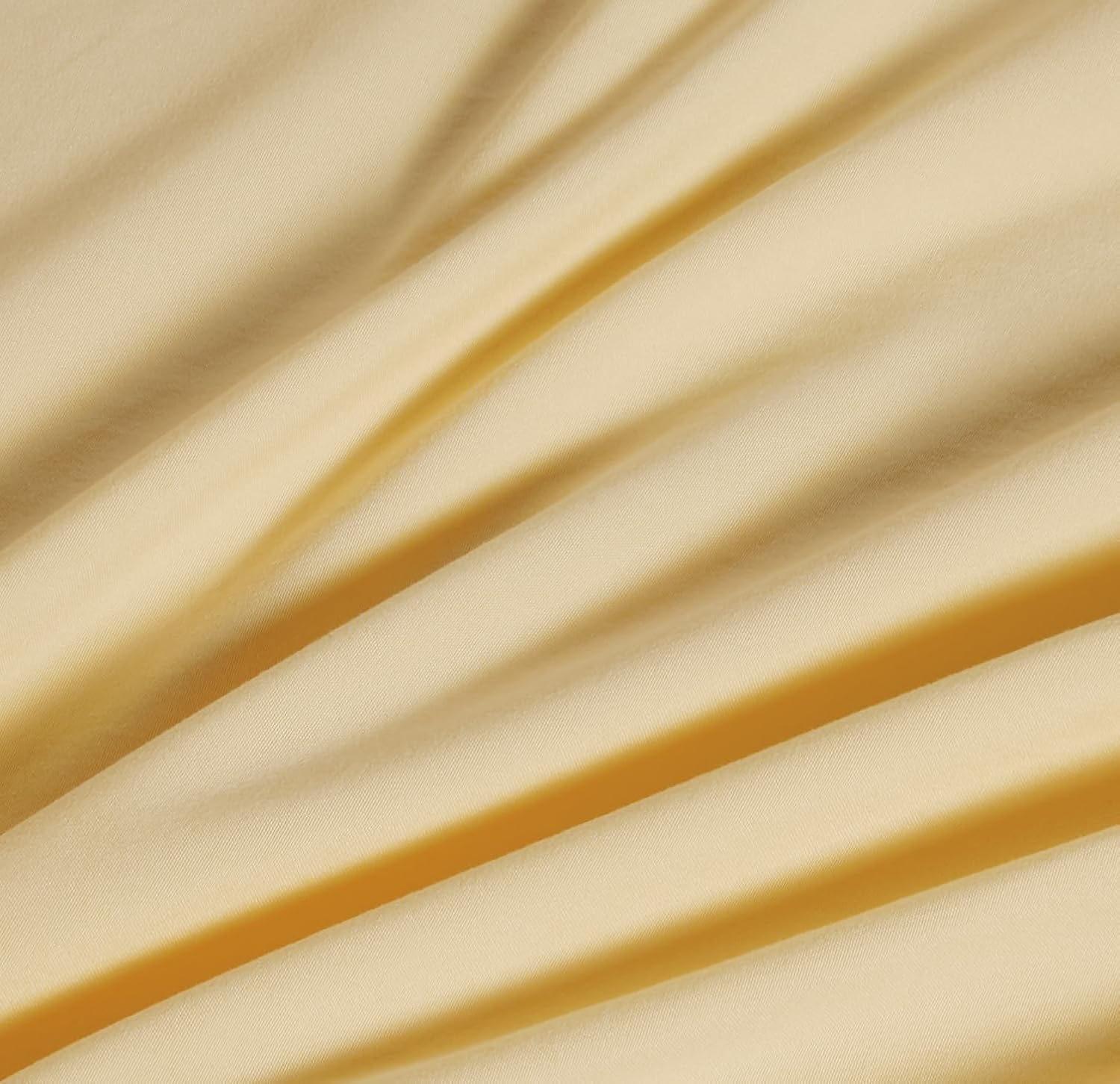 Vintage Washed Microfibre Quilt Cover Set - Butter