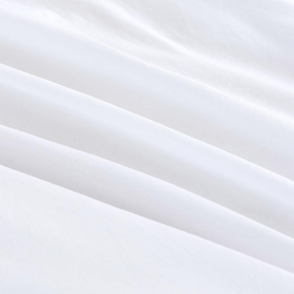 Vintage Washed Microfibre King Pillowcases - Twin-Pack - White - 50cm x 90cm
