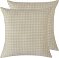 Yarn-Dyed Vintage Washed Cotton European Pillowcases - Oatmeal