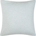 100% Jersey Cotton European Pillowcase - Sage Stripe