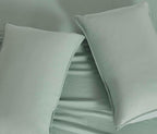 Vintage Washed Microfibre Standard Pillowcases - Twin-Pack - Sage