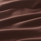 Vintage Washed Cotton Standard Pillowcases - Twin-Pack - Dark Brown