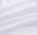Vintage Washed Microfibre Sheet Set with Pillowcases - White